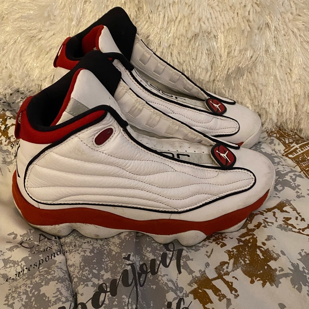 Jordan Pro Strong 'White Gym Red'